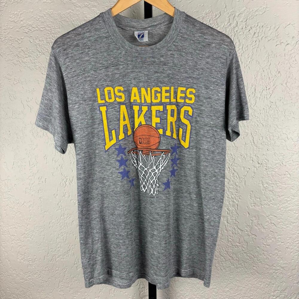 Los Angeles Lakers 1980S Logo 7 Nba Xl Tee
